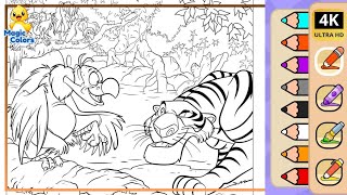 The Jungle Book Characters - Tiger and Vultures - Happy Color - Magic Colors