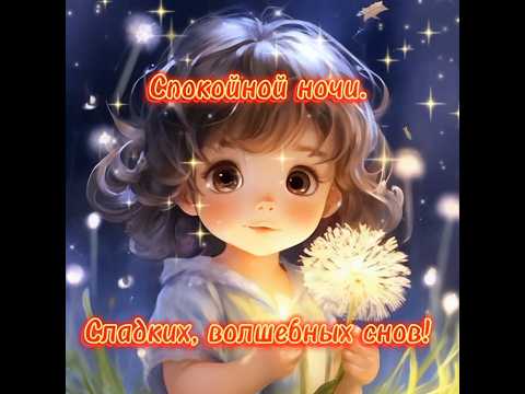 Спокойной ночи, сладких, волшебных снов! #пожелания #2024
