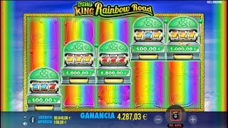 Emerald King Rainbow Road bonus 5 mini slot machines bet 100€ screenshot 5