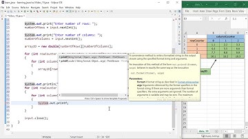 Java 19: 2-dimensional (2D) arrays