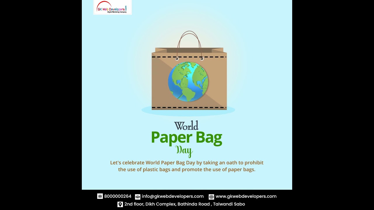world paper bag day
