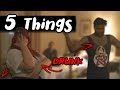 Drunk 5 things w krysincolor and robert