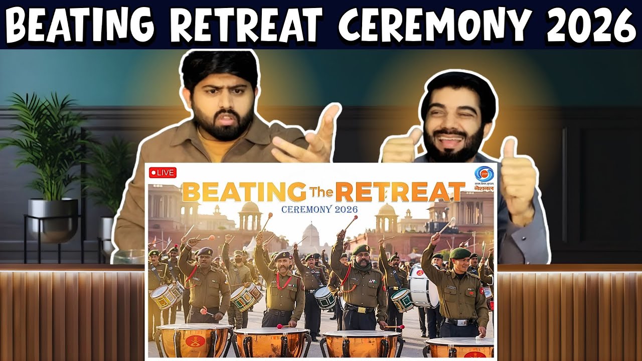 Pakistani Reaction On Beating Retreat Ceremony | जय हो 🇮🇳 | 29 January 2026 🔥!