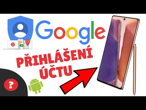 Jak se PŘIHLÁSIT pomocí GOOGLE ÚČTU na ANDROID TELEFONU | Návod | GOOGLE / MOBIL