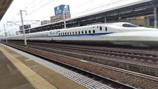 N700S系J編成 東海道新幹線 のぞみ号 通過 三河安城駅