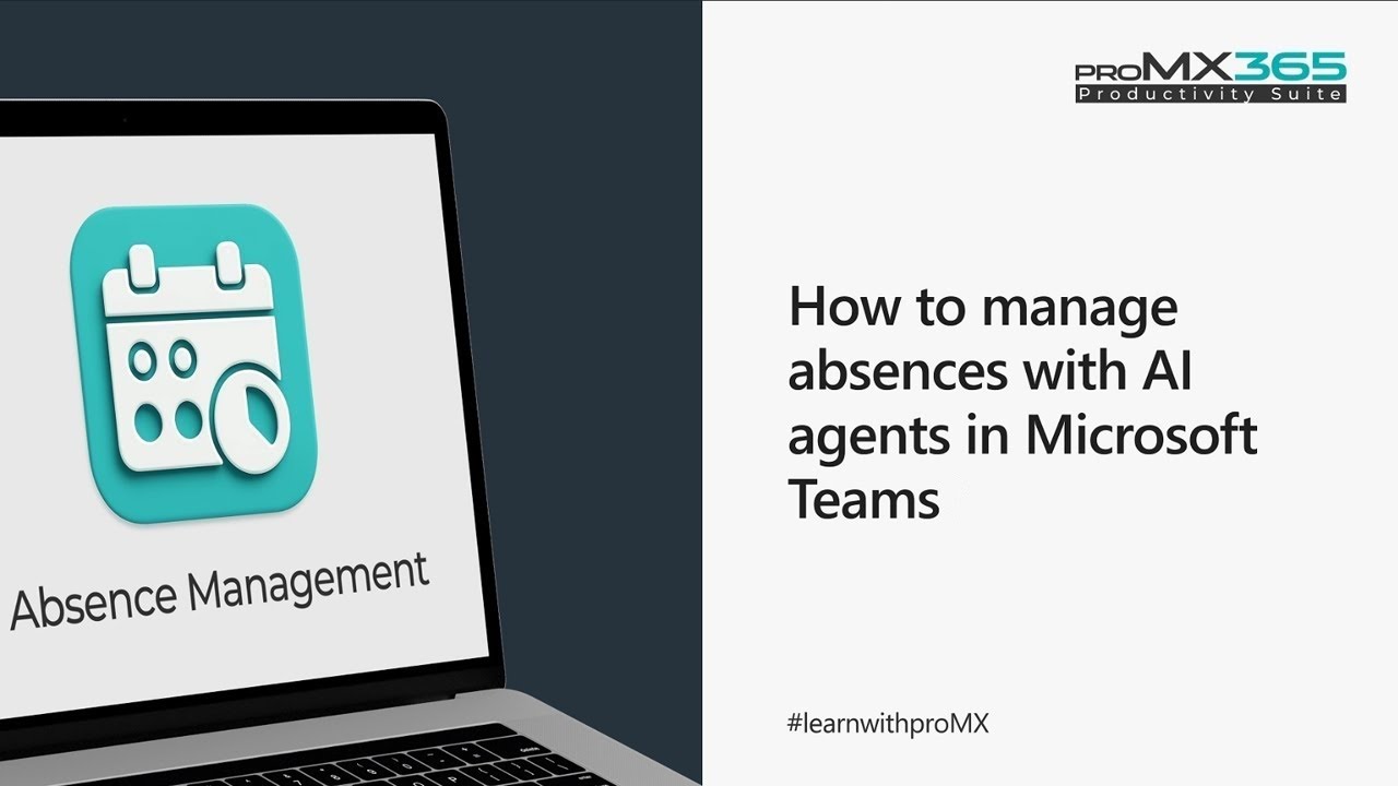 How to manage absences with AI agents in Microsoft Teams - YouTube