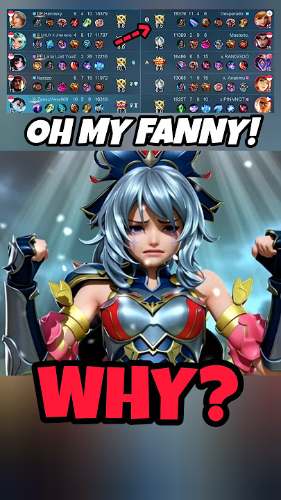 OH MY FANNY!🥲 #mobalegends5v5 #moba5v5English #moba5v5pippin