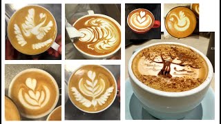 Comment faire des DESSINS dans le CAFÉ | Latte Art | Tulipe, Cœur, Cygne et Épis de blé