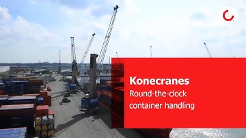Konecranes for round-the-clock container handling