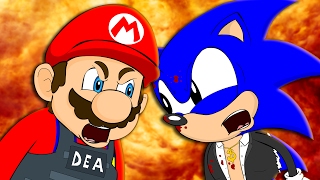 MARIO VS SONIC - Animation Parody