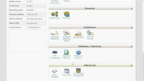 cPanel Tutorial 1:  cPanel Overview