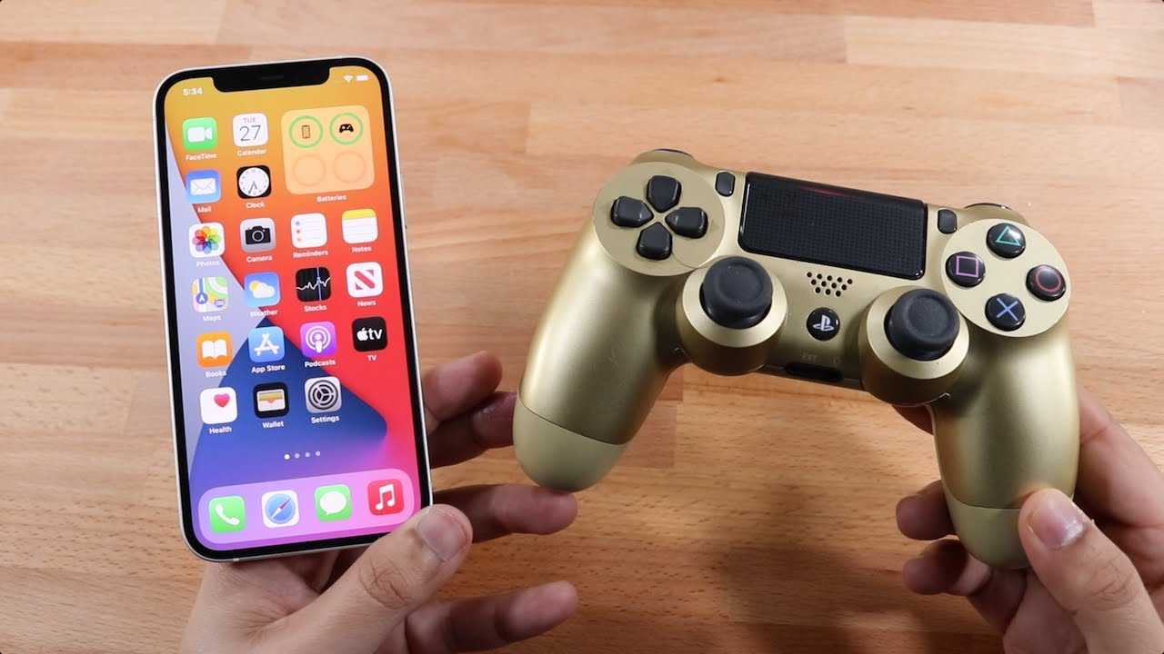 Se internettet Orphan sløring How To Connect a PS4 Controller To ANY iPhone 12! - YouTube
