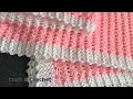 Easy crochet baby blanket/crochet blanket pattern