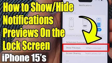 iPhone 15/15 Pro Max: How to Show/Hide Notifications Previews On the Lock Screen