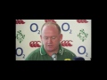 Ireland press conference with Declan Kidney and Brian O'Driscoll ahead of the France game