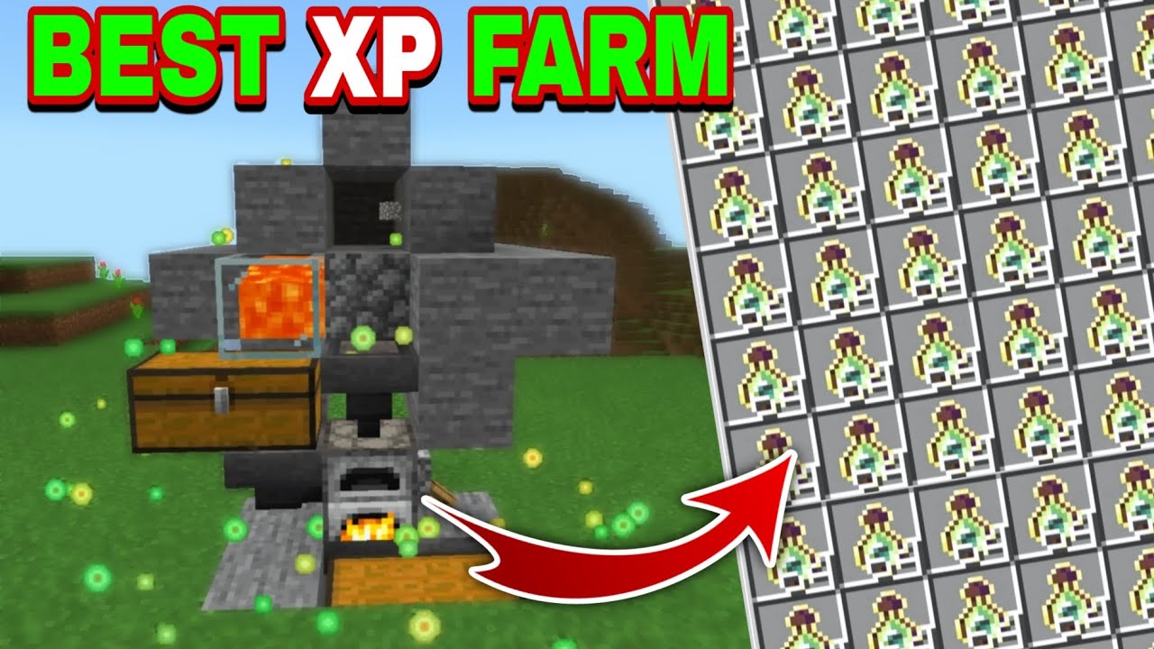 BEST 1.20 XP FARM Tutorial in Minecraft Bedrock/Pocket Edition ...