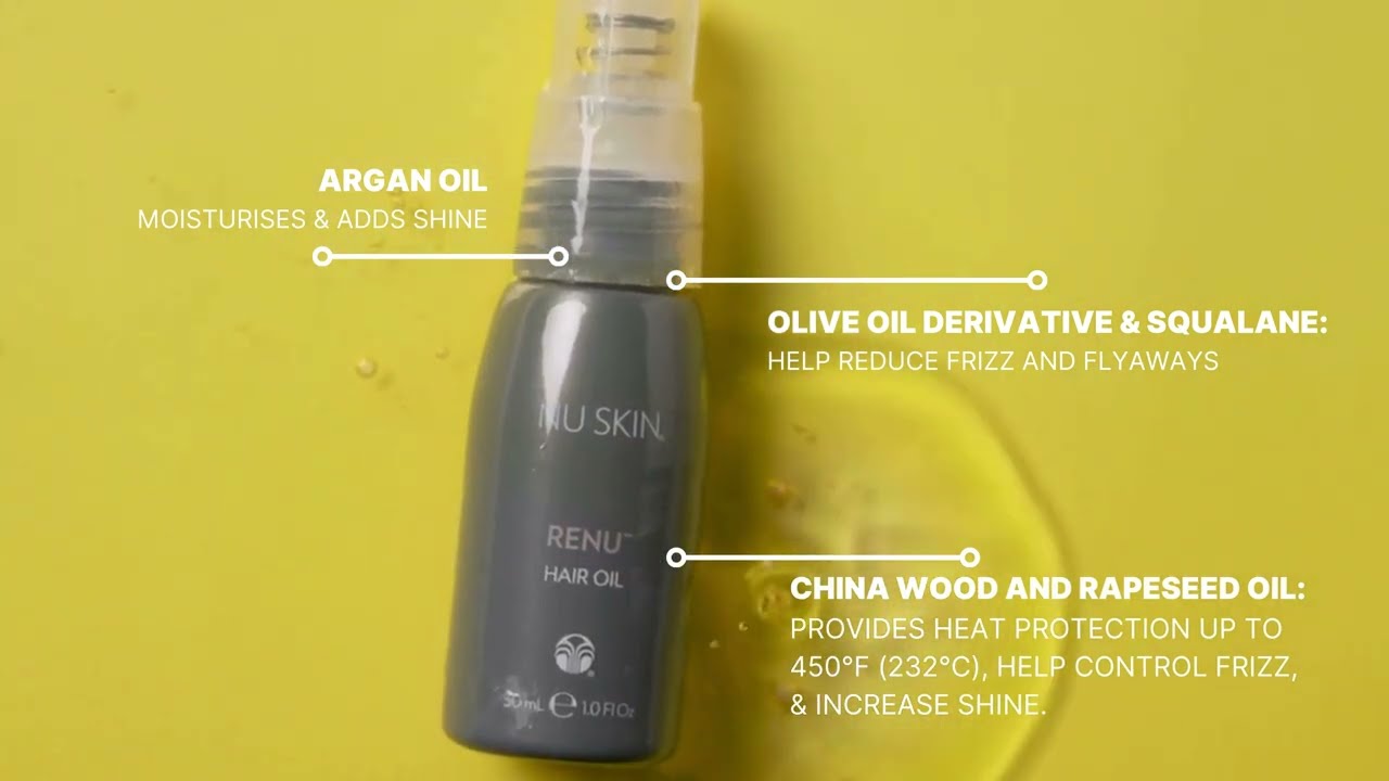 Meet ReNu™ Hair Oil | Nu Skin Pacific - YouTube
