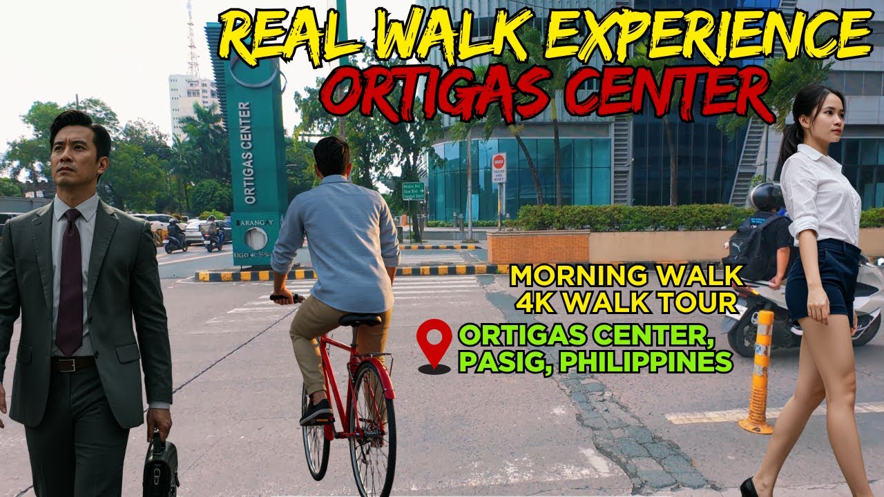 Exploring Ortigas Center | Real Walk Experience Morning Walk in 4K 2025