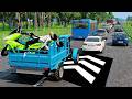 Instant Speed 0 to 600 MPH Blast : Which BeamNG Car Survives the Farthest?! #0074