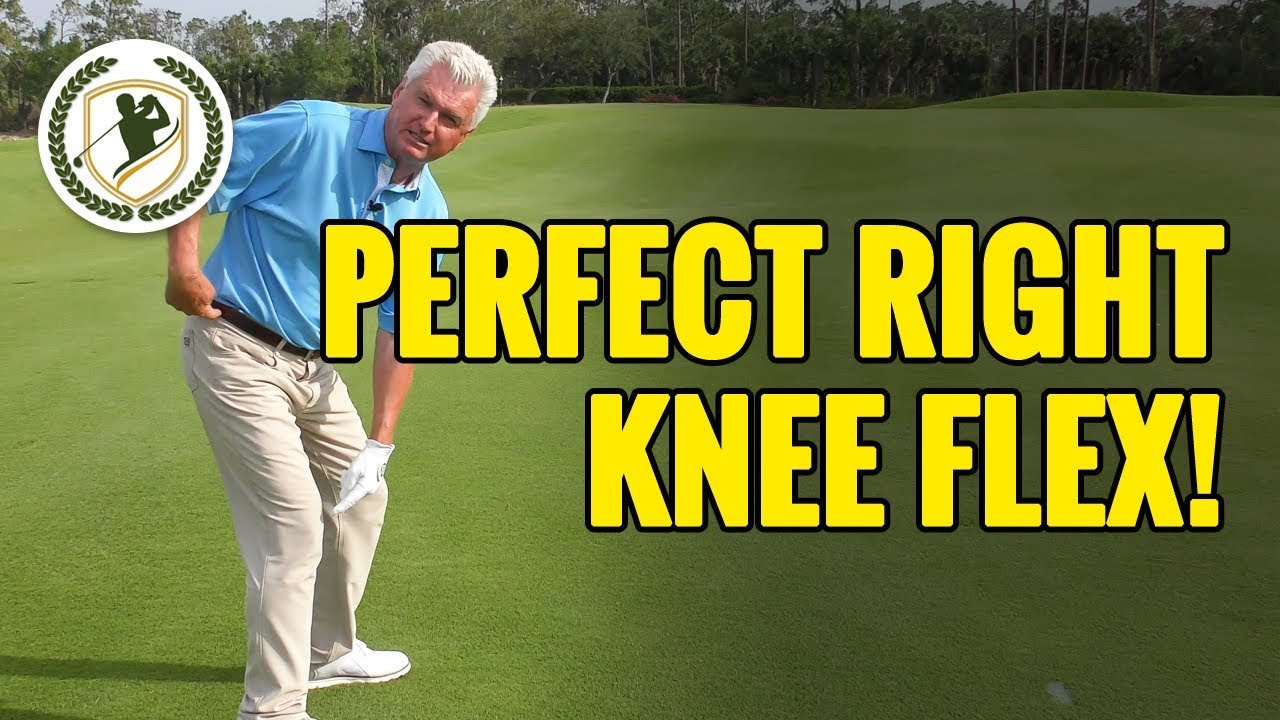 THE PERFECT RIGHT KNEE FLEX IN YOUR GOLF SWING YouTube