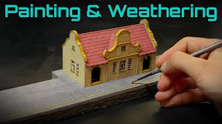 Painting &amp; Weathering HO Scale Station Platform - Tips &amp; Tricks