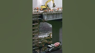 Seconds Before the Bridge Collapsed | Best You Tube Shorts #shortsfeed #shortsfeeds #nenanexcavator