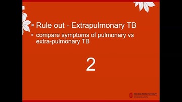 TB 101 Series 2023: Session 6 - Diagnosis of TB disease