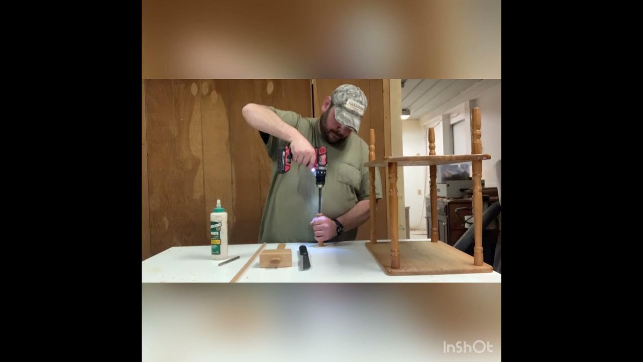 How to repair a broken table leg in minutes YouTube