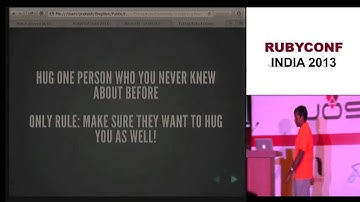 RubyConf India 2013 Taking Ruby Community in India to a new level by Prakash Murthy