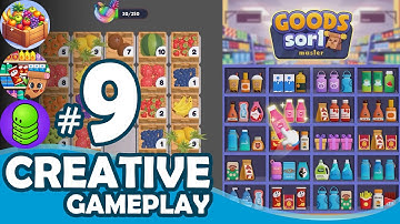 Goods Sort Master: 3D Match-3, Jelly Blast 3D!, and Merge Me! | Creatives Gameplay #games #gameplay