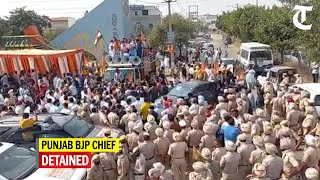 Punjab BJP chief Ashwani Sharma, Vijay Sampla detained at start of their yatra