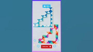 How to make stairs by magic snake cube 36 #shorts #puzzle #gaming #shortsfeed #magicsnake #ytshorts