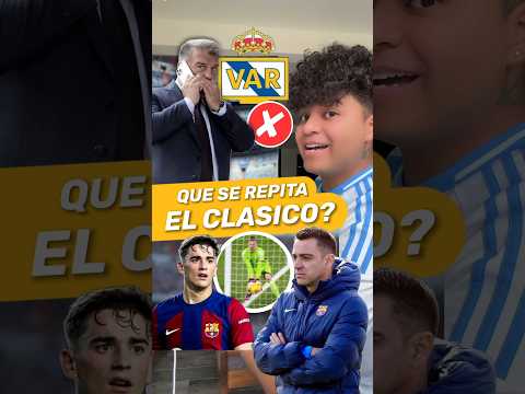 😮 QUE SE REPITA EN CLÁSICO ENTRE REAL MADRID Y BARCELONA #football #soccer #shorts #futbol #viral