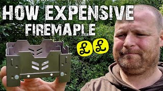 IS THIS EXPENSIVE ?? Fire maple Lotus titanium solid fuel alcohol stove.