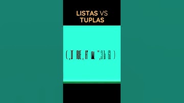 Listas vs Tuplas  #python #aprenderpython #pythonprogramming