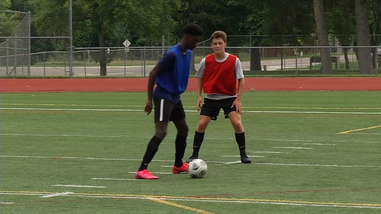 Maple Grove Boys Soccer Team Building Up - YouTube