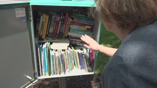 Little Free Library rebuilt after being burned down in south St. Louis