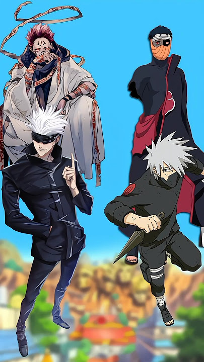 Gojo and sukuna vs Kakashi&obito