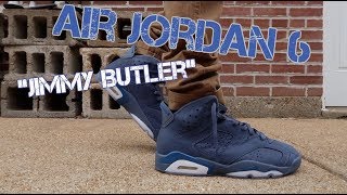 diffused blue jordan 6 on feet
