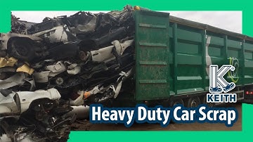 Heavy-Duty Car Scrap Unloading with V-9 System | KEITH