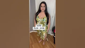 OOTD Plussize Ootd Curvy Bbw Makeup Outfit Viral Mombod Outfit Longhair Fashion 