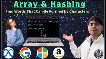 LeetCode 1160 | Find Words That Can Be Formed by Characters | Python Count & Check | AlgoYogi