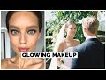 My Wedding Day Makeup + Wedding Sneak Peeks | Fresh + Glowing Makeup | Emily DiDonato + Erin Parsons