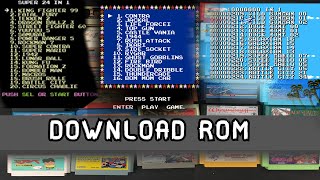 Famicom NES Multicart side show [rom download] 999999 in 1  4 in 1  6 in 1  9 in1.....