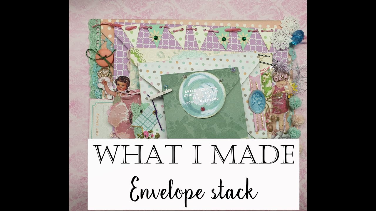 What I made: Envelope stack - YouTube