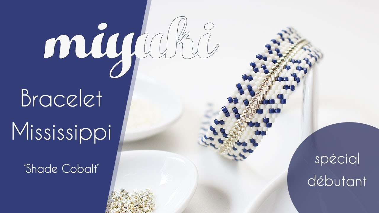 Tuto Bracelet tissage Mississippi en perles Miyuki - DIY bijoux pour débutants par Alice Gerfault