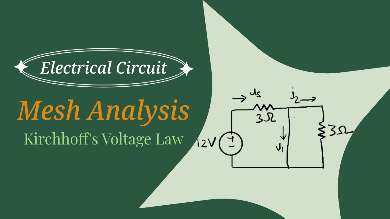 Mesh Analysis using Kirchoff's Voltage Law (KVL) - YouTube
