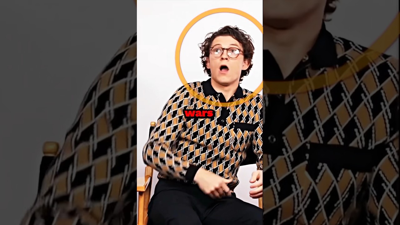 How Tom Holland RUINED His Audition for STAR WARS… #spiderman #tomholland #shorts