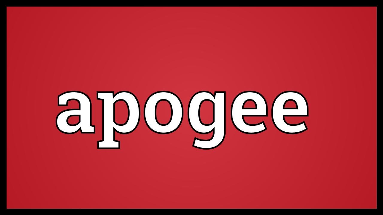 Apogee Meaning YouTube