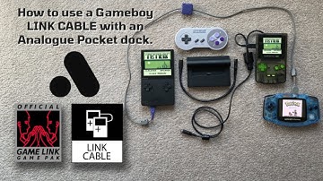 How to use a Gameboy LINK CABLE with Analogue Pocket DOCK - Analogue says it isn